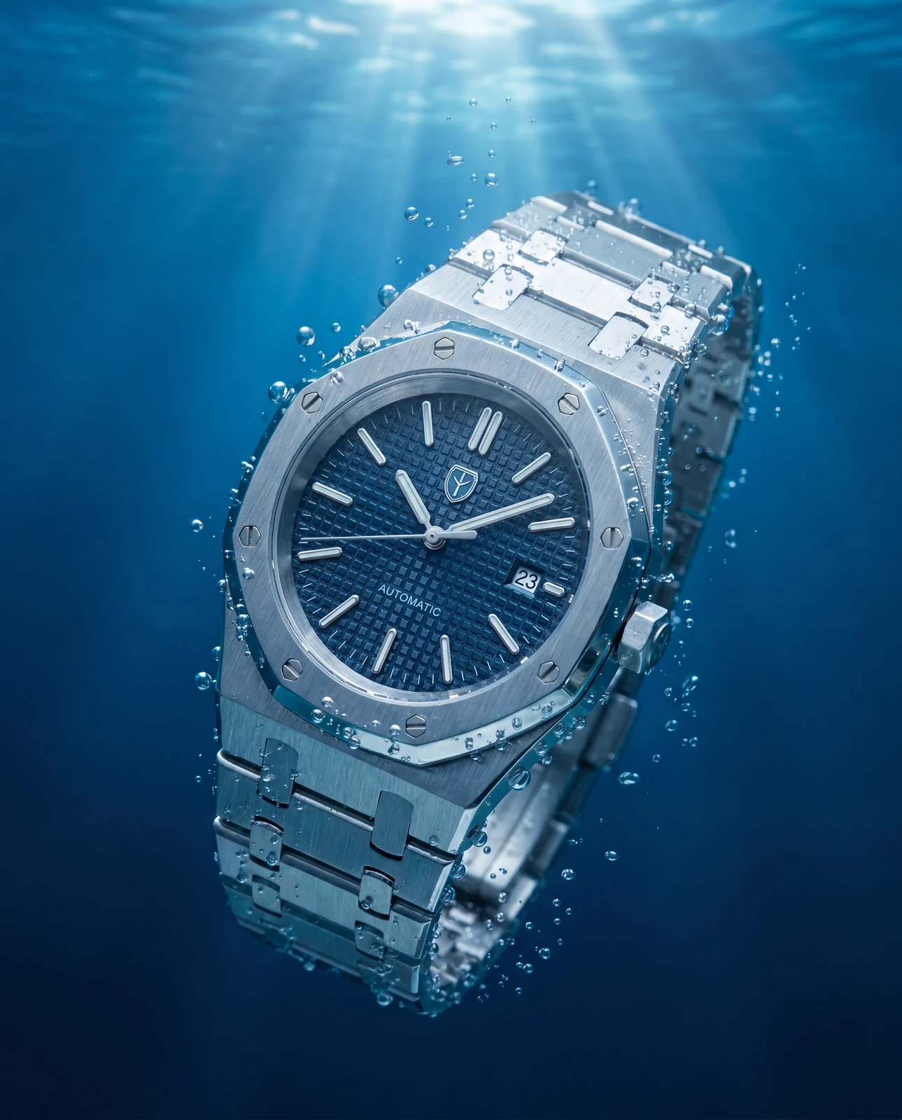 Colección Sport: TEMPO de acero sumergido en el mar